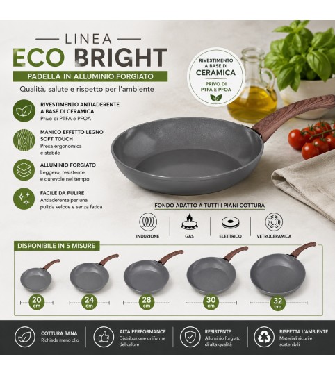 PADELLA D-24 ECO BRIGHT RIV-CERAMICA GREBLON