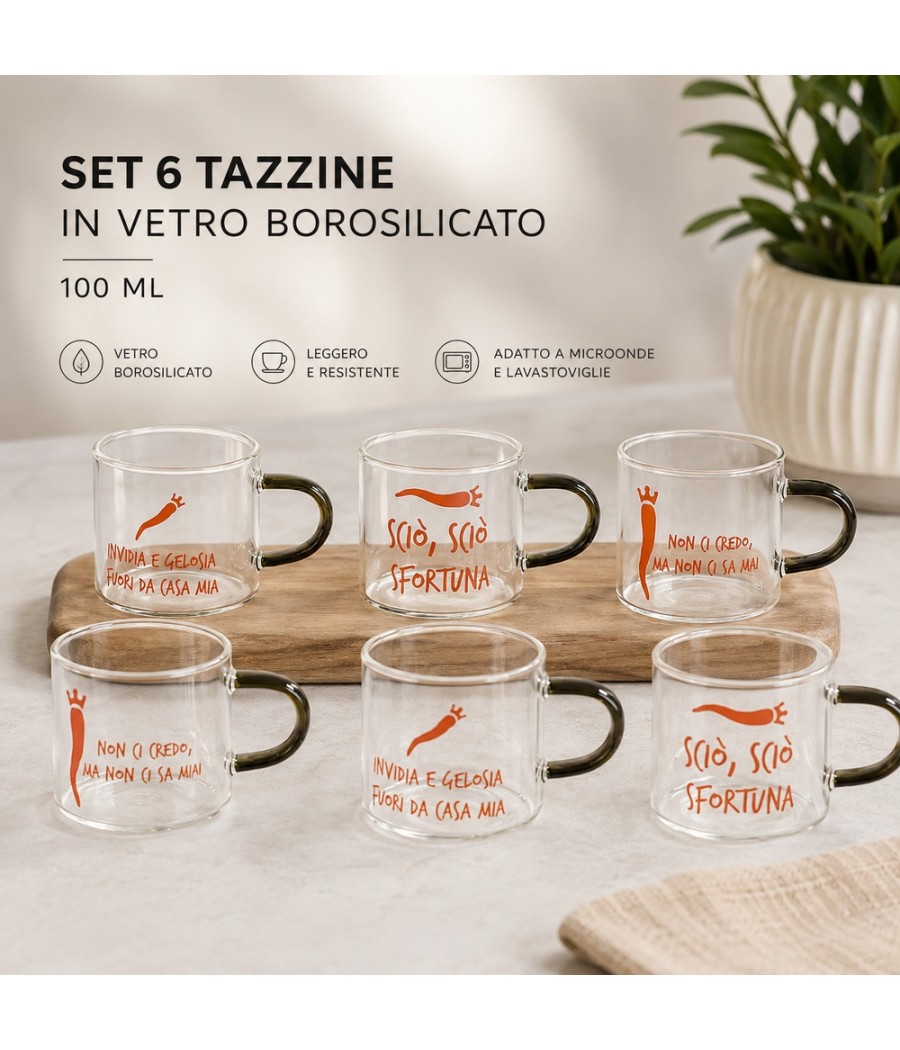 TAZZINE DA CAFFE 6PZ PAP20