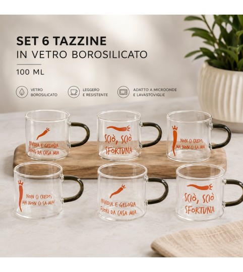 TAZZINE DA CAFFE 6PZ PAP20