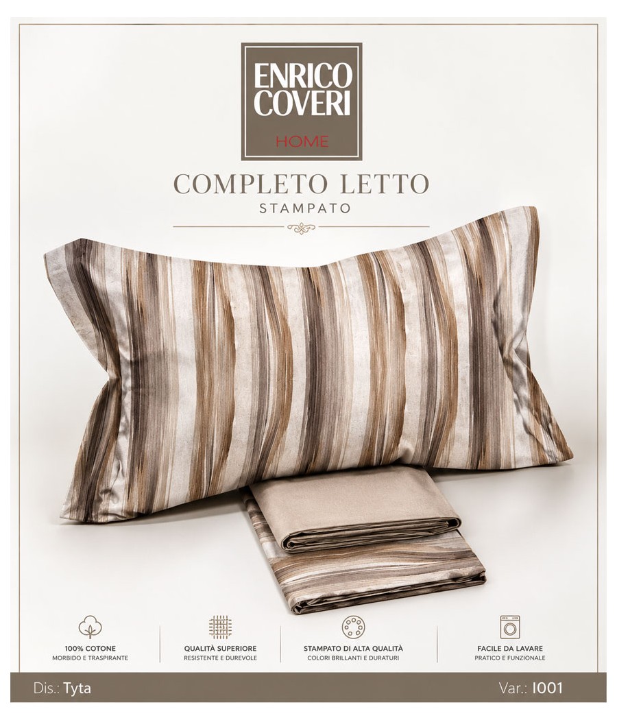COMPLETO LENZUOLA 2 POSTI TYTA IN COT/PERCALLE COVERI