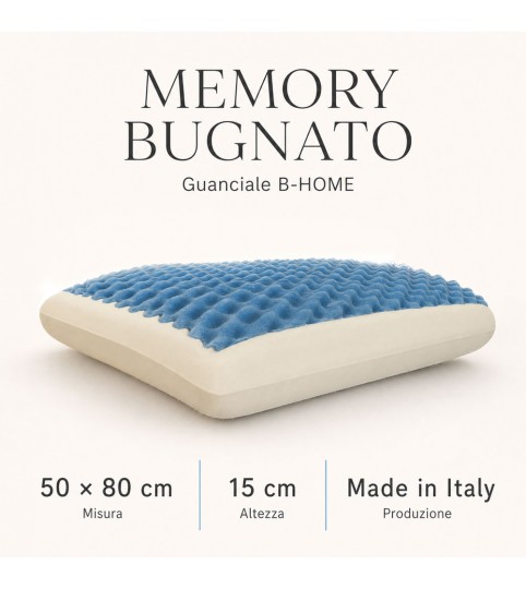 GUANCIALE BUGNATO ALT/15 CON GEL BY B-HOME
