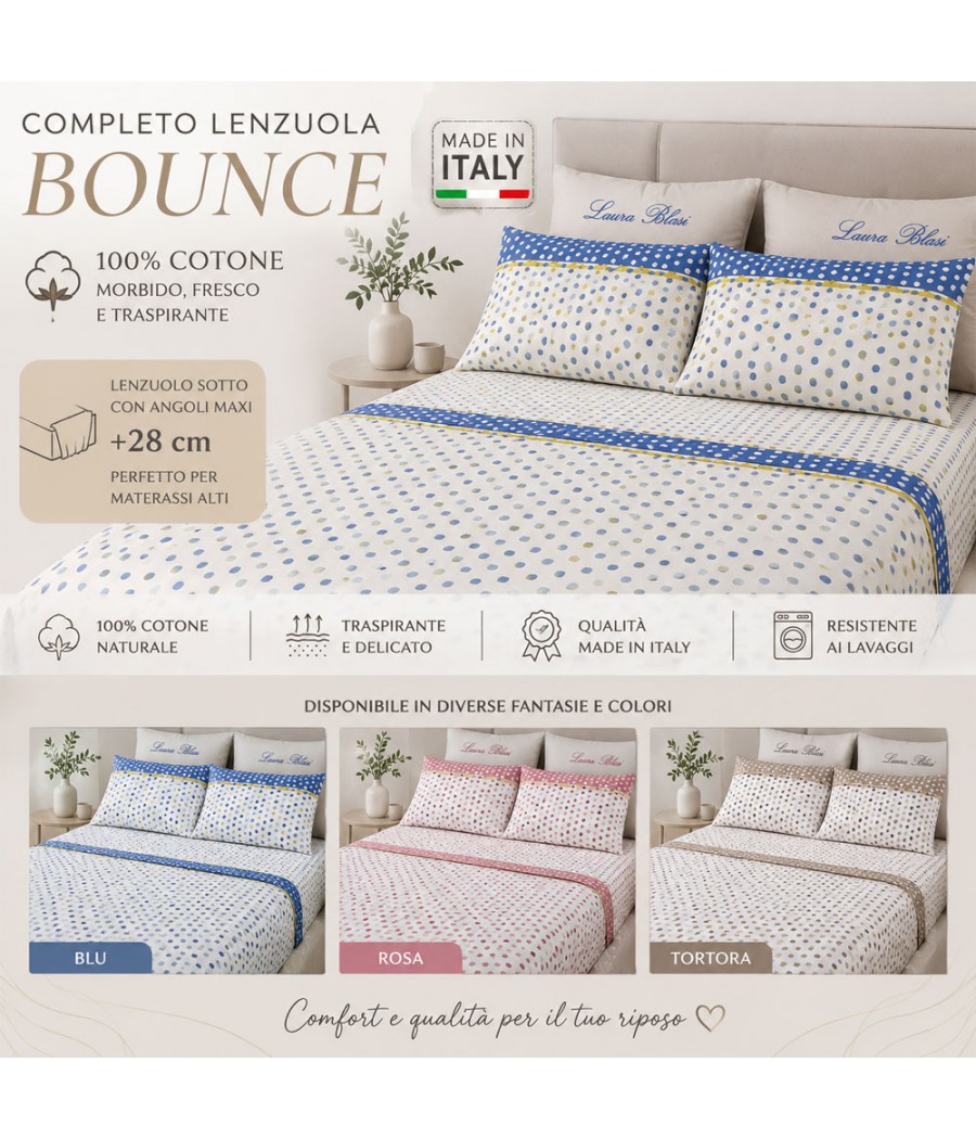 COMPLETO LENZUOLA 2 POSTI...