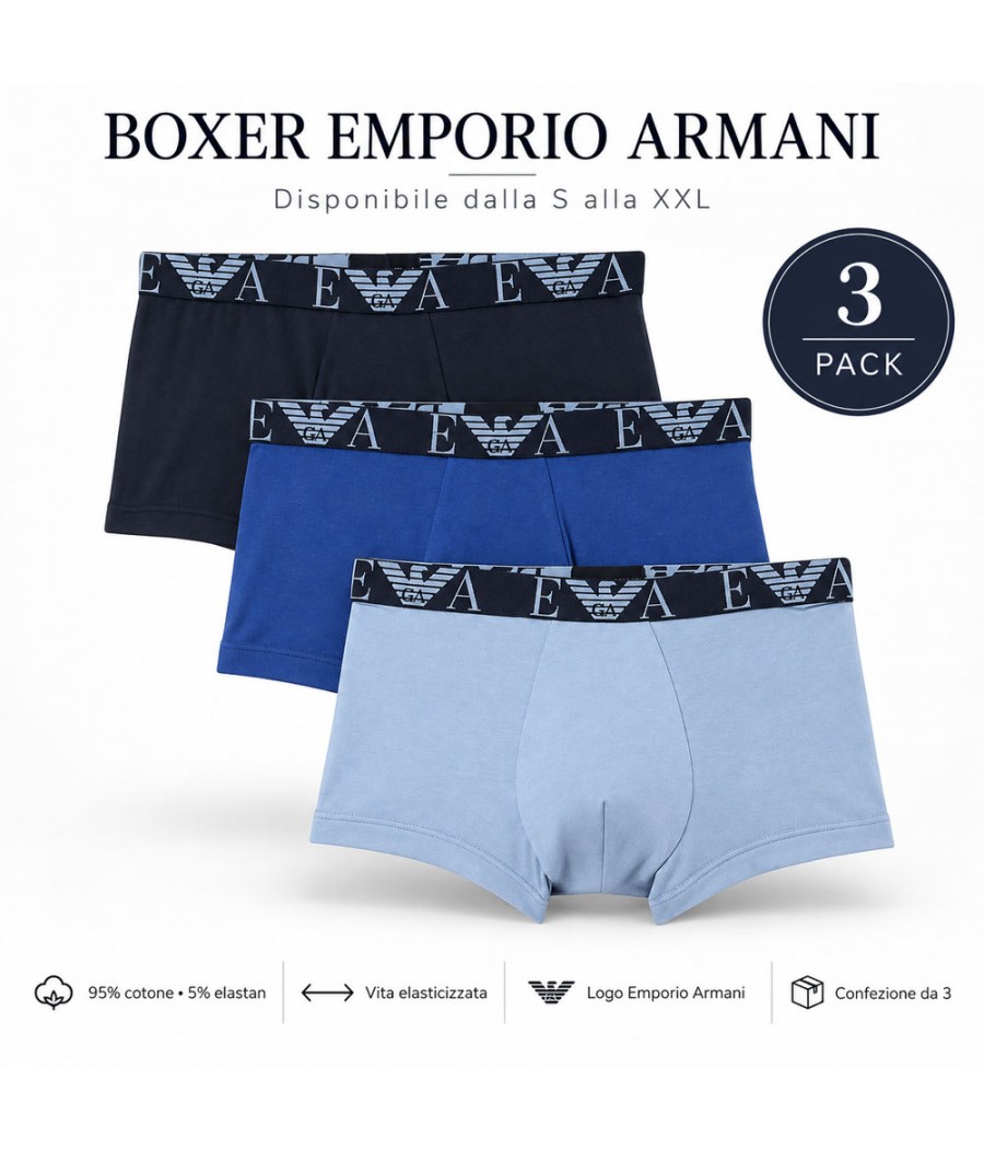 BOXER UOMO 111357 CONF/3 PZ...