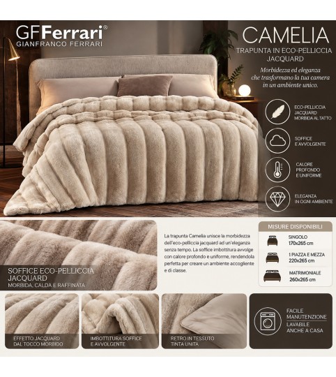TRAPUNTA 2 POSTI CAMELIA PELLICCIA GFF
