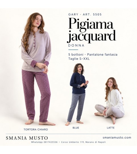 PIGIAMA DONNA 5505 SERAFINO P/MILANO GARY