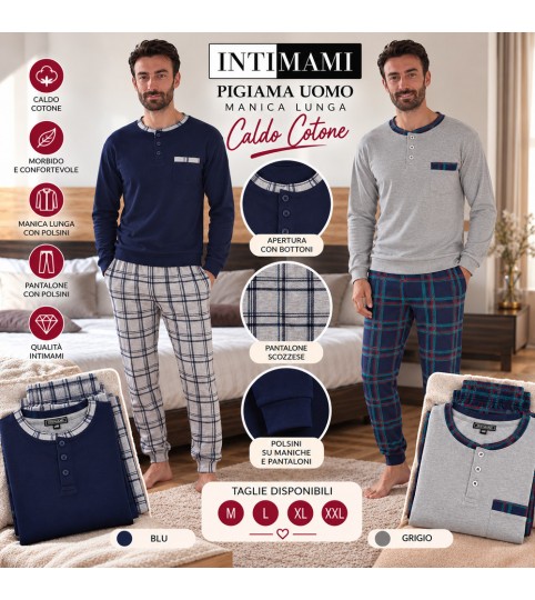 PIGIAMA UOMO 442 SERAFINO INTERLOCK INTIMAMI
