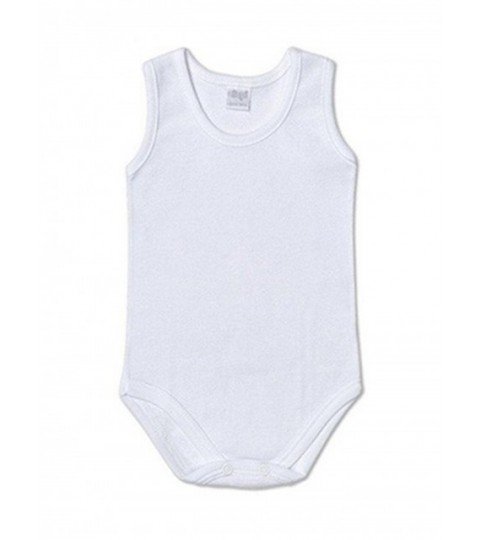 BODY NEONATO AF840 SPALLA LARGA COTONE 100% BIANCO DI ELLEPI