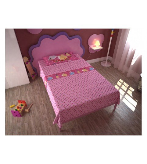 COMPLETO LENZUOLA 1 POSTO  35609 PRINCESS COTONE DISNEY