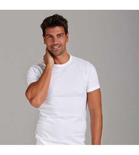 MAGLIA UOMO 05 GIRO COLLO COTONE CALDO MEZZA MANICA