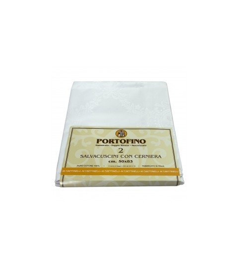 SOTTO FEDERE PORTOFINO 2 PEZZI COTONE DAMASCO CON ZIP DI BETTINELLI