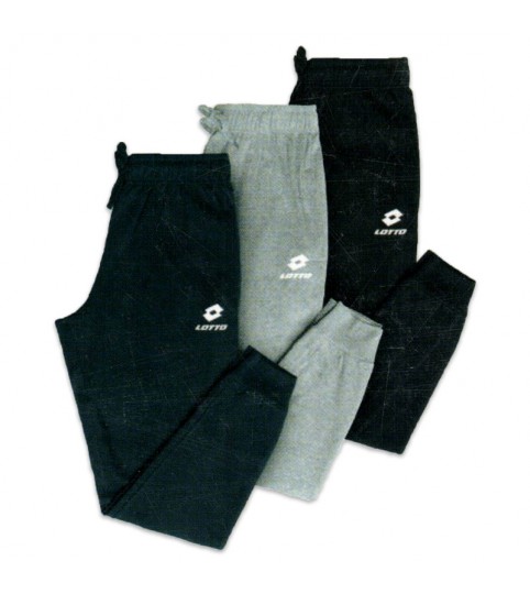 PANTALONE TUTA UOMO LA1102 COTONE GARZATO LOTTO