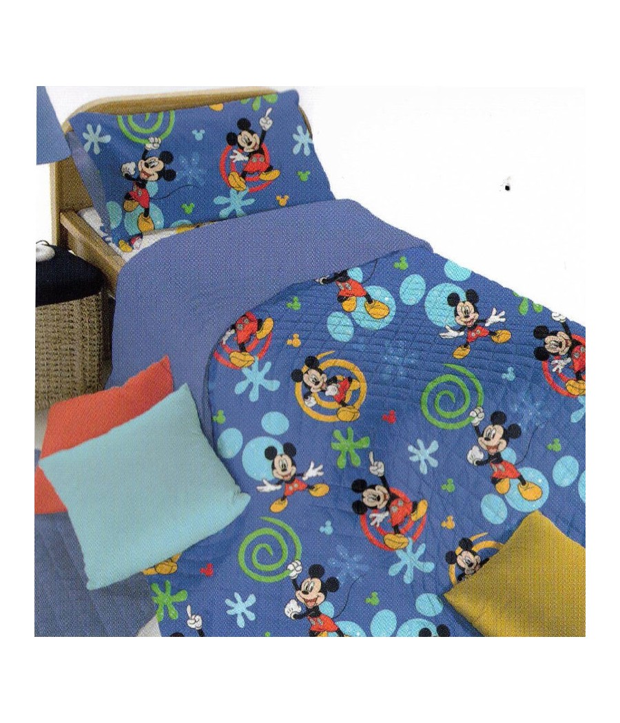 TRAPUNTINO 1 POSTO MICKEY COTONE DISNEY