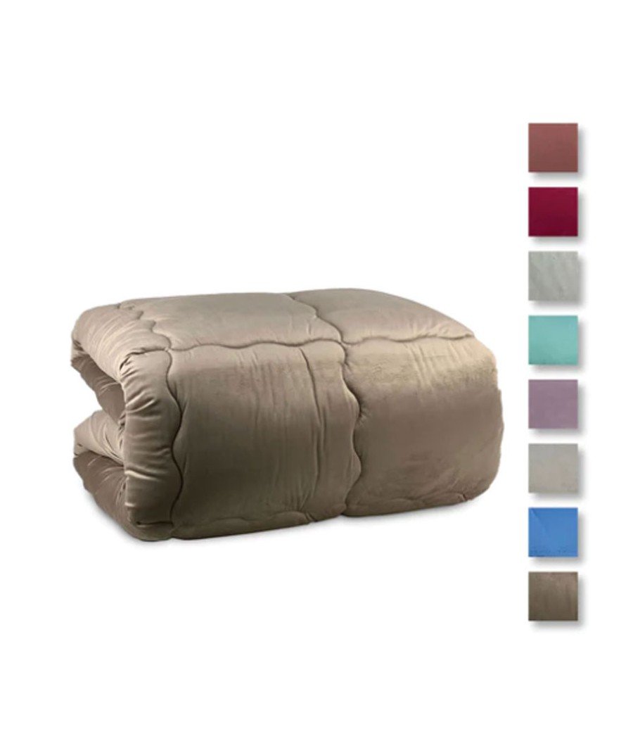 TRAPUNTA 2 POSTI VELVET IN VELLUTO UNITO 260X270 TRAPUNTA 2 POSTI VELVET IN VELLUTO UNITO 260X270