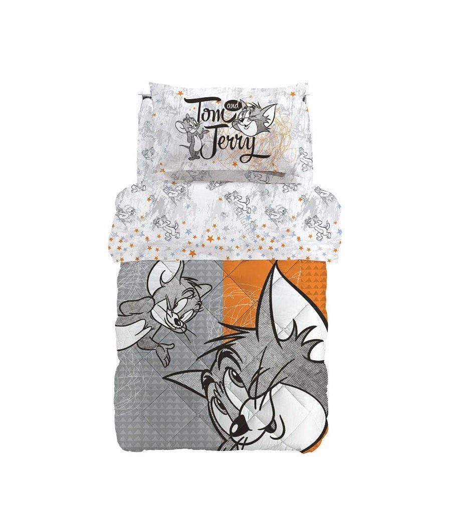TRAPUNTA 1 POSTO TOM E JERRY PIAZZATO COTONE CALEFFI TRAPUNTA 1 POSTO TOM E JERRY PIAZZATO COTONE CALEFFI