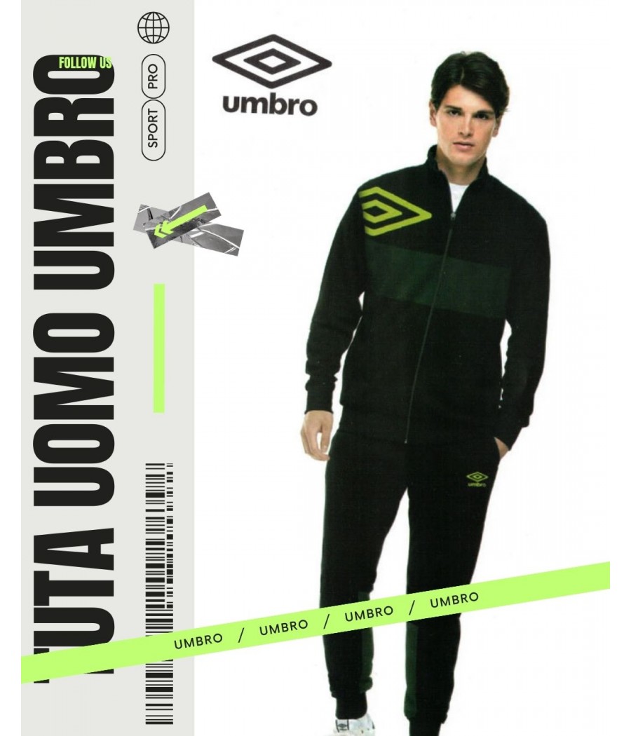 TUTA UOMO 30114 FULL ZIP FELPA UMBRO