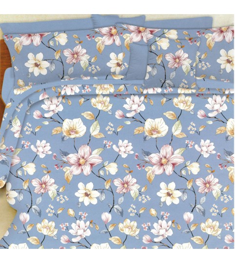 COMPLETO LENZUOLA 2 POSTI GLEA COT/100% BATTAGLIA