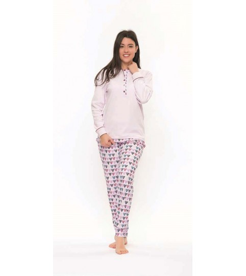 PIGIAMA DONNA S50042 SEARFINO INTERLOCK GARY