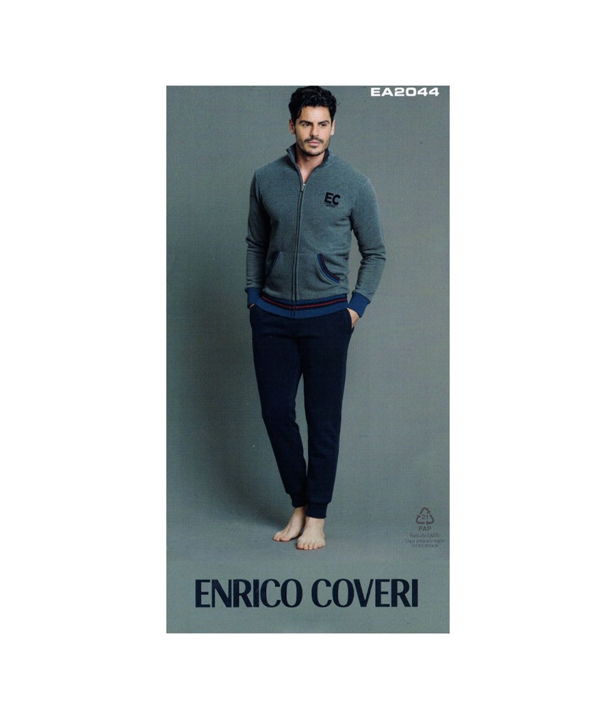 TUTA UOMO EA2044 FULLZIP FELPA COVERI