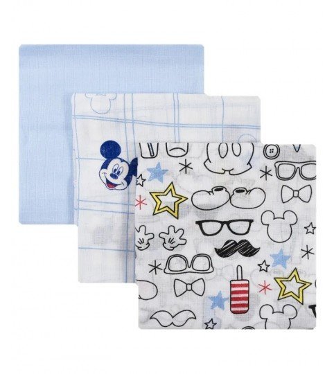 QUADRATI GARZA DISNEY 3 PEZZI COTONE