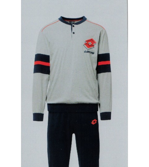 PIGIAMA UOMO LOTTO M/LUNGA CALIBRATO COT/100%