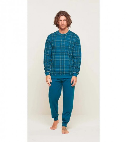 PIGIAMA UOMO U60050  M/LUNGA COT/100% GARY
