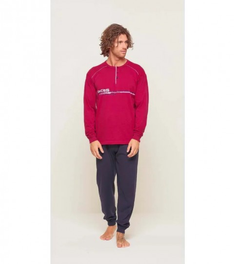 PIGIAMA UOMO U60080  M/LUNGA COT/100% GARY