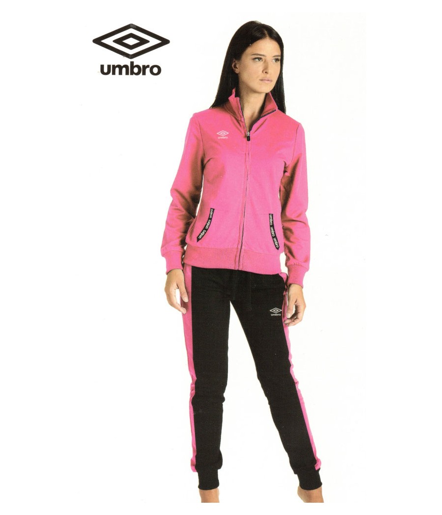 TUTA DONNA 32075S FULLZIP COTONE UMBRO