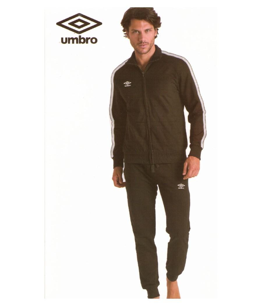 TUTA UOMO 30094S CALIBRATA FULLZIP COTONE UMBRO