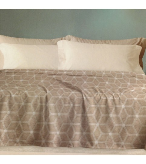 COPRILETTO IMBOTTITO 2 POSTI DENNY JACQUARD L.O.