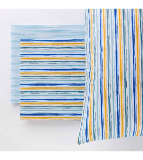 COMPLETO LENZUOLA 1 POSTO ROY /TALIN/ DOREN COT/100% L.ORO